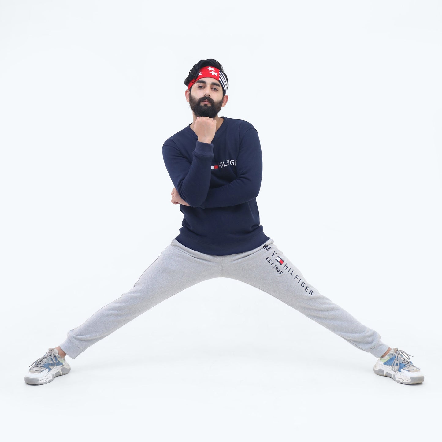 Tommy Hilfiger Cotton Fleece Branded Tracksuit TM-01