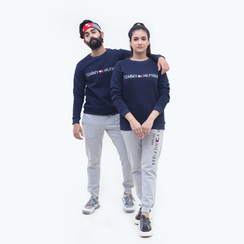 Tommy Hilfiger Cotton Fleece Branded Tracksuit TM-01