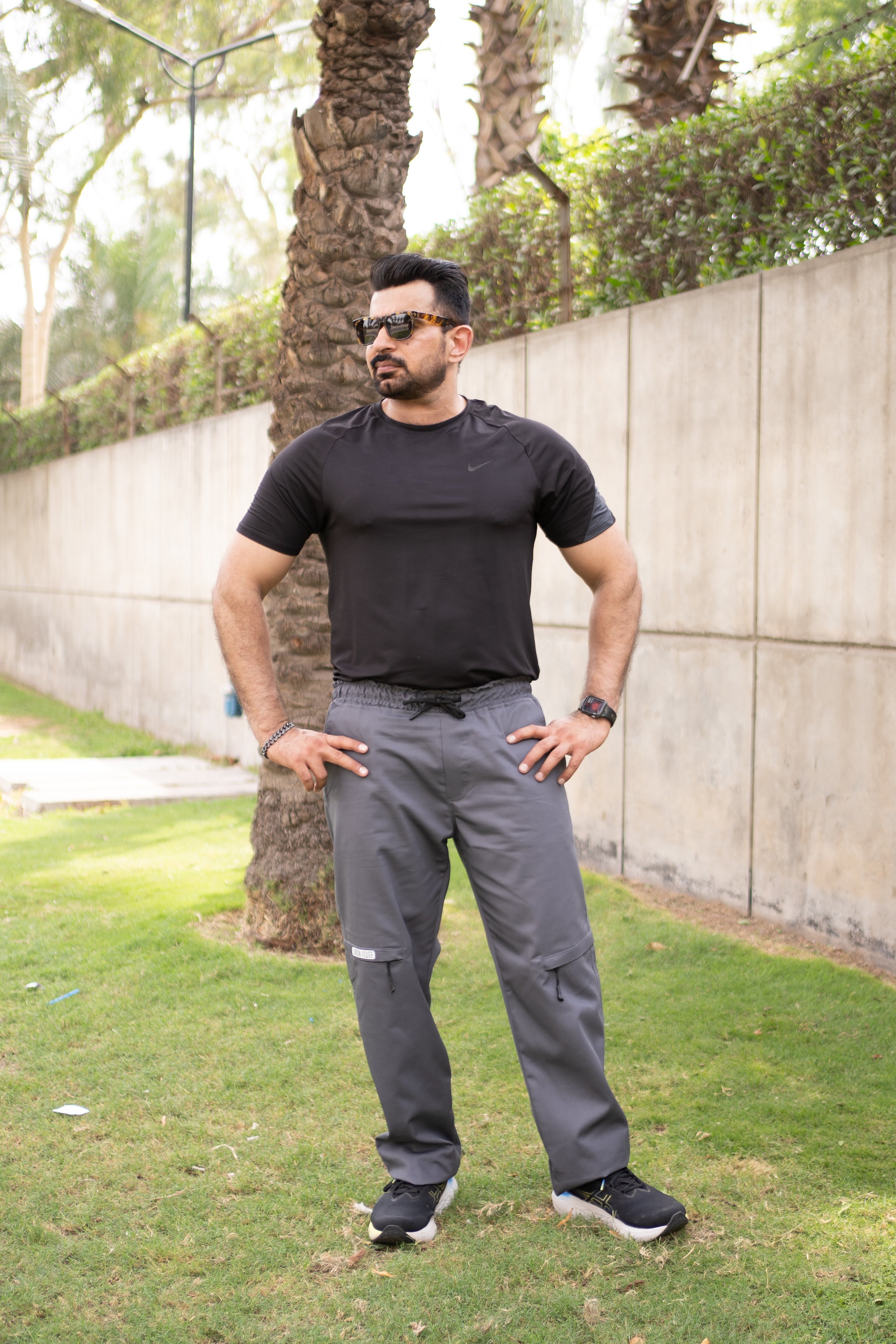 Baggy Stylish Premium Gray 6 Pocket Cargo Trouser LVT-04