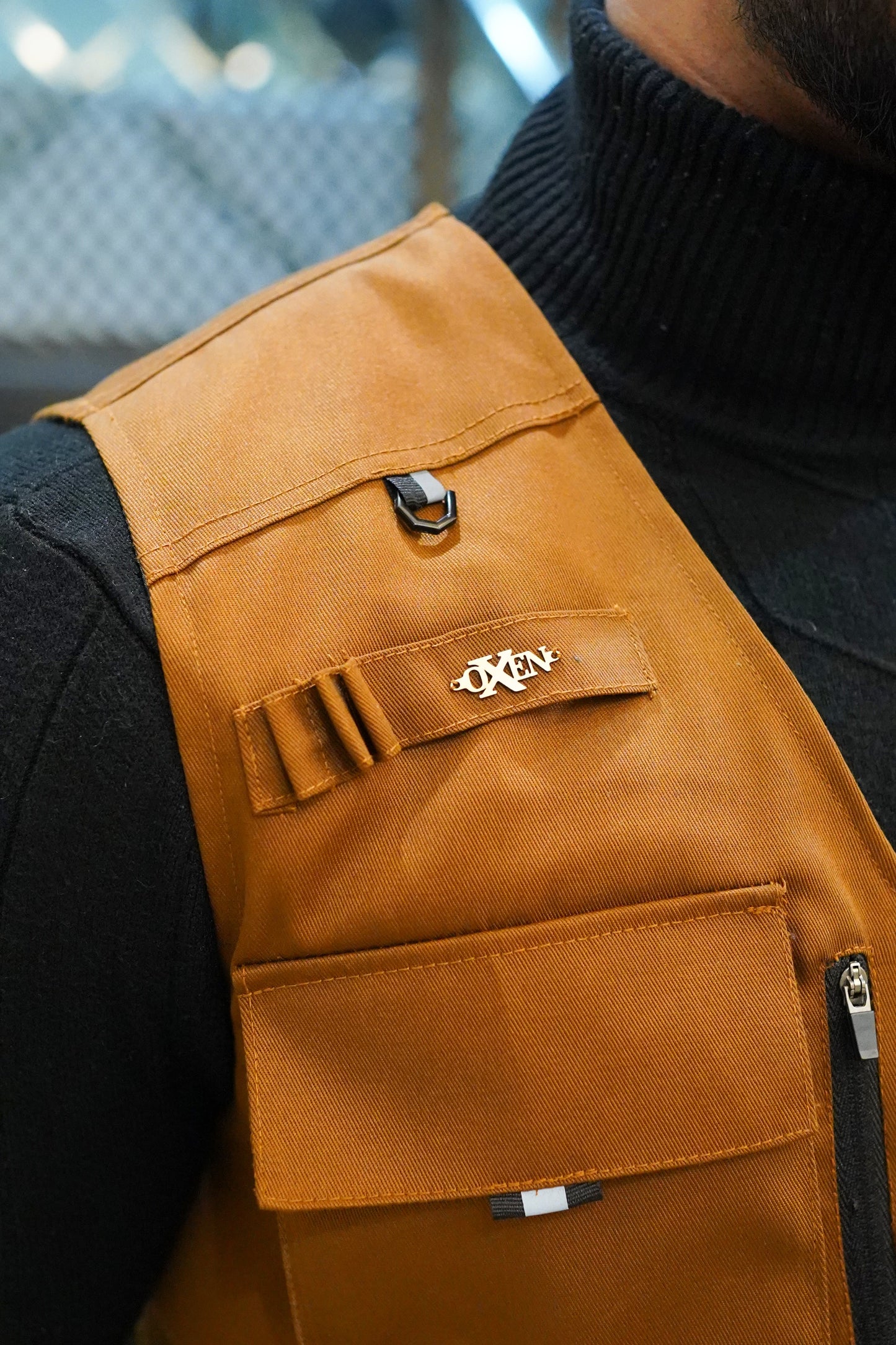 Premium Twill Cotton jeans Sidu Four Pocket Jacket Brown SDJkt-09