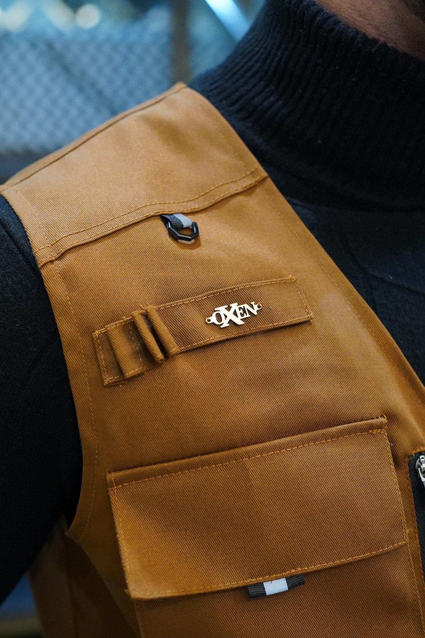 Premium Twill Cotton jeans Sidu Four Pocket Jacket Brown SDJkt-09