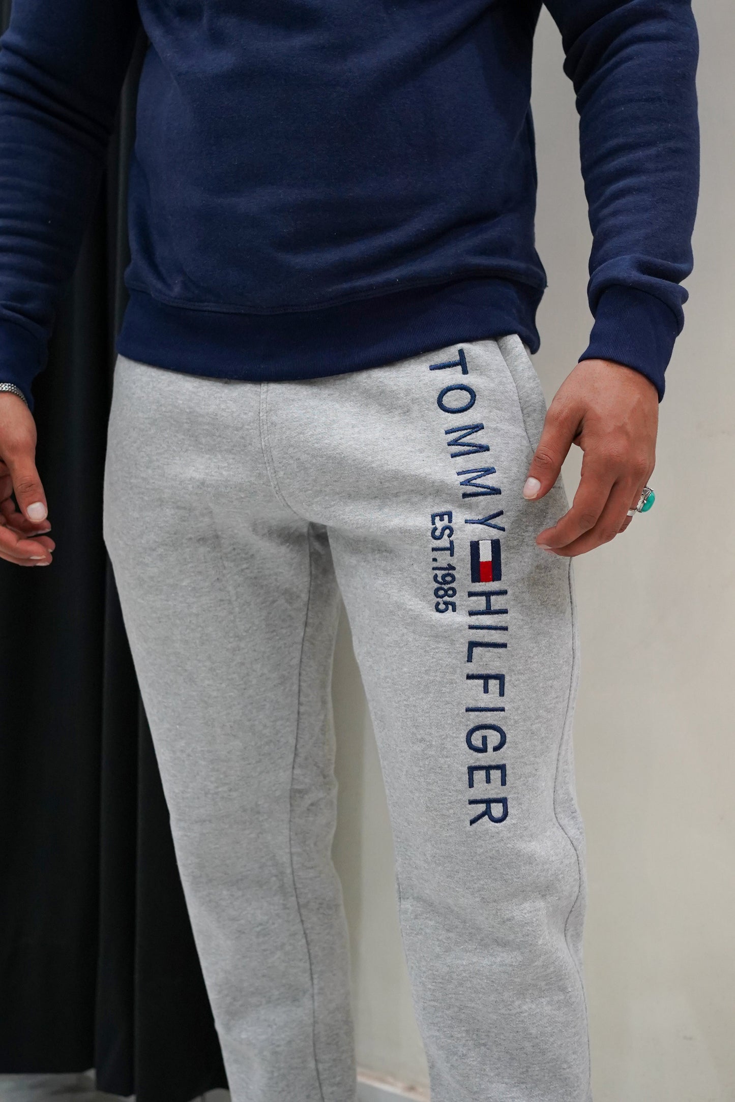 Tommy Hilfiger Cotton Fleece Branded Tracksuit TM-01