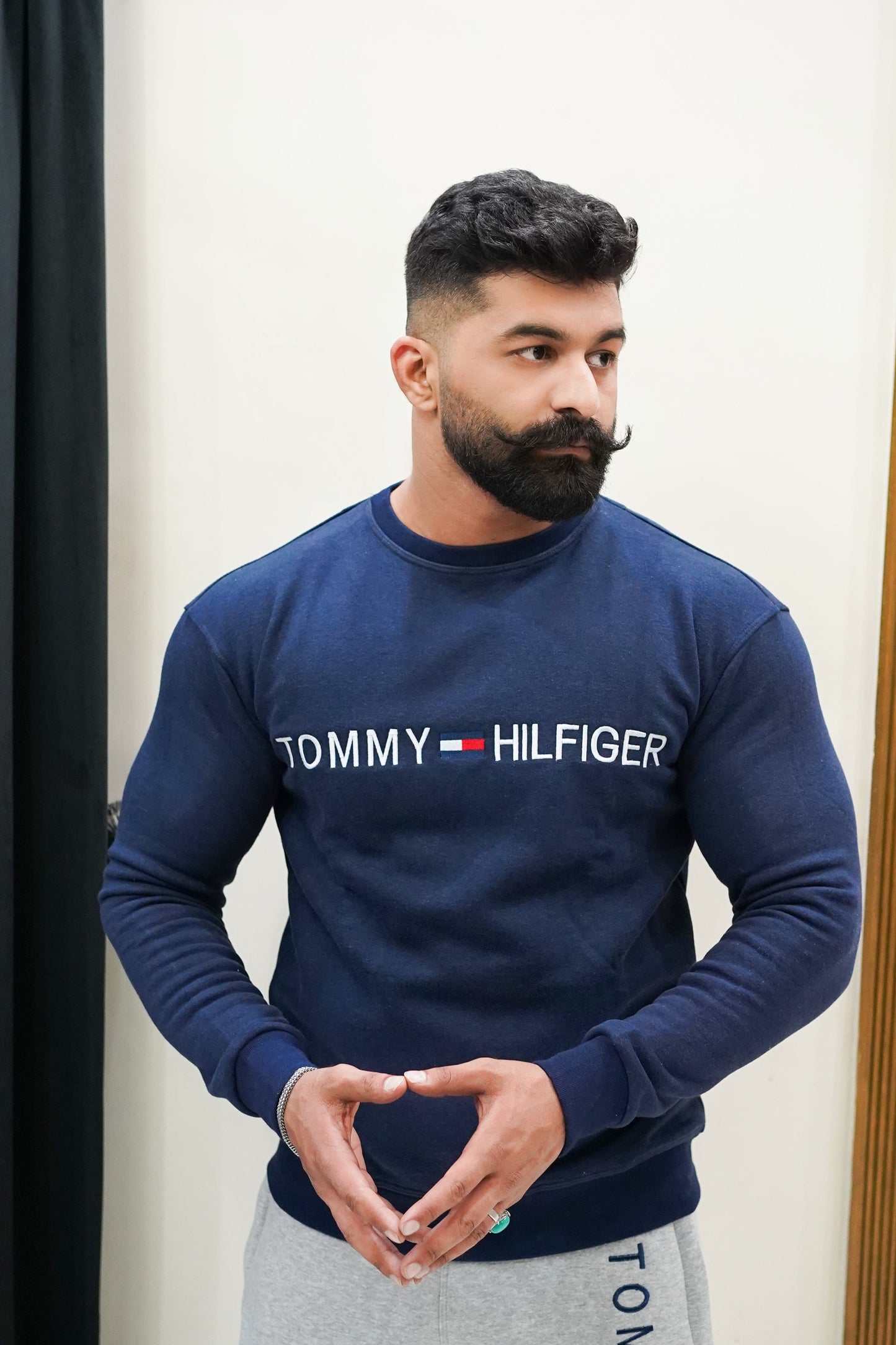 Tommy Hilfiger Cotton Fleece Branded Tracksuit TM-01