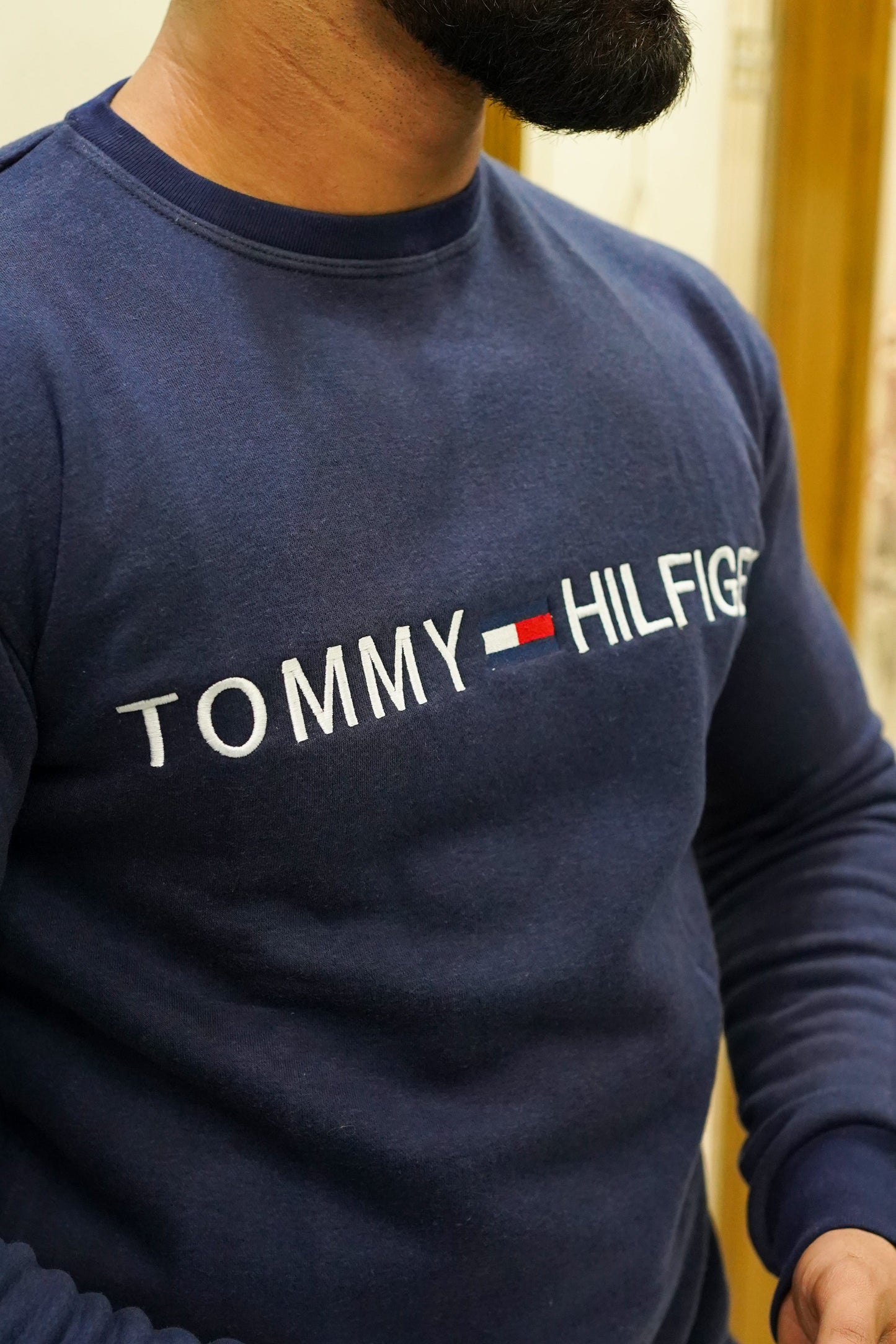 Tommy Hilfiger Cotton Fleece Branded Tracksuit TM-01