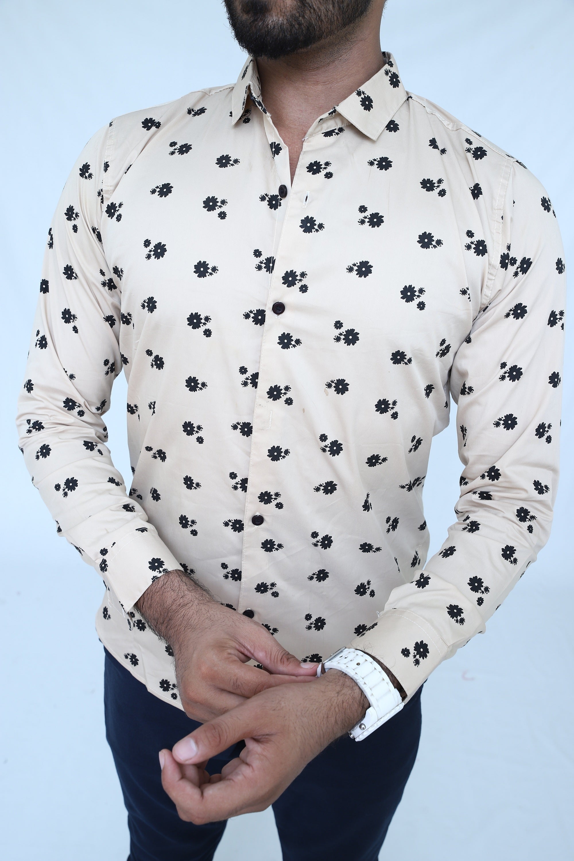 PR Men premium stretchable causal shirt PR25