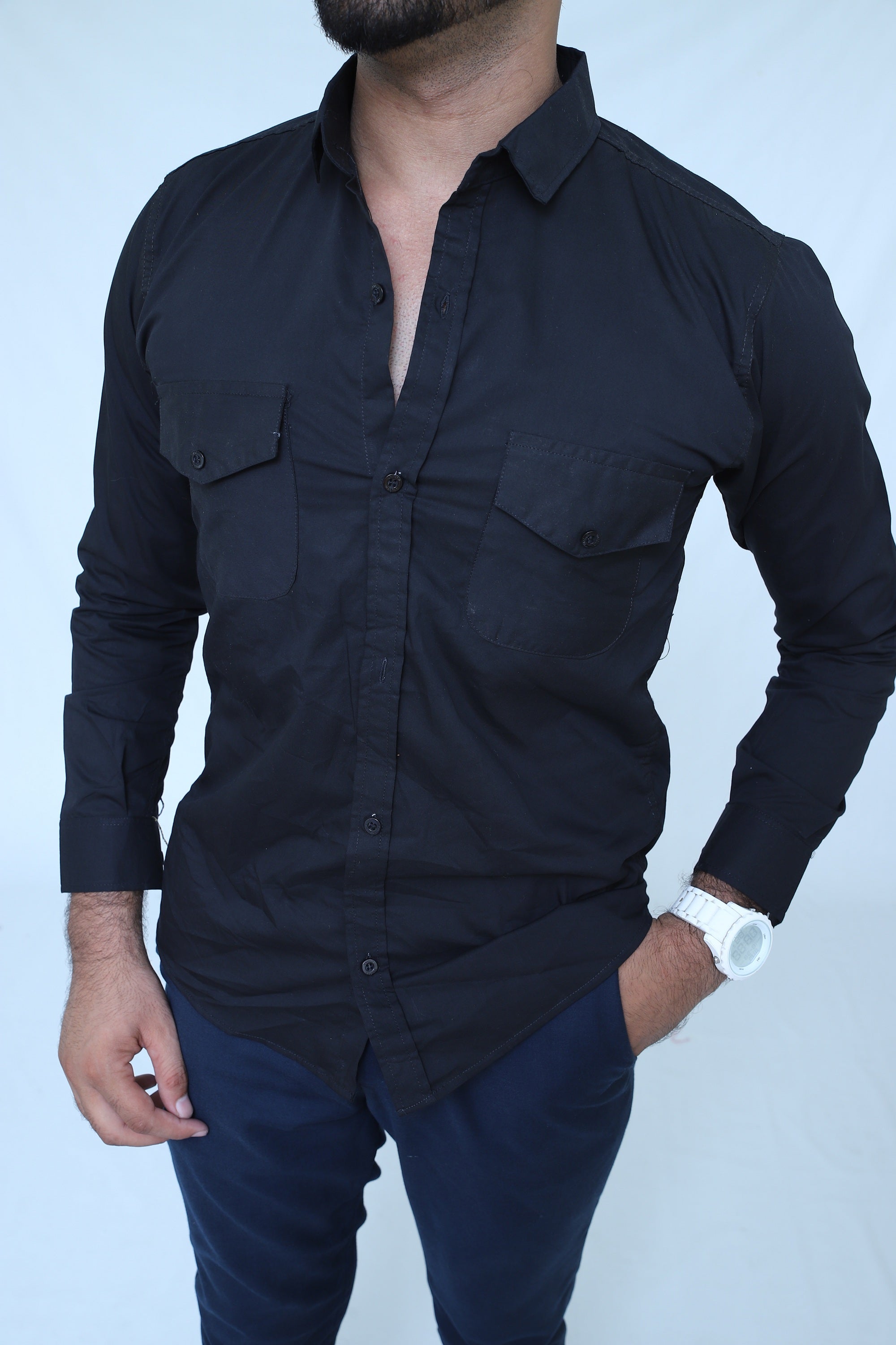 PL Men premium stretchable causal shirt PL07