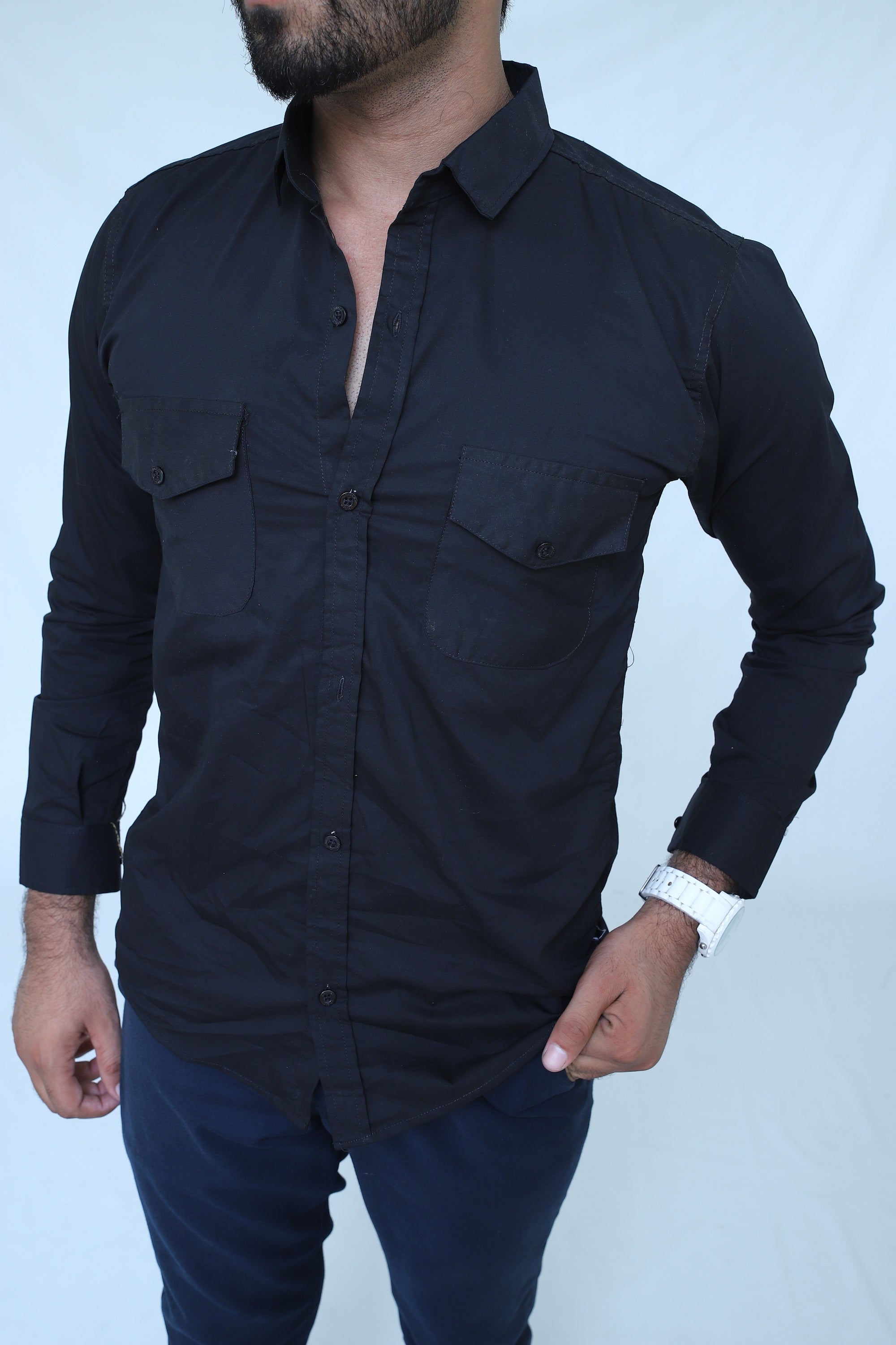 PL Men premium stretchable causal shirt PL07