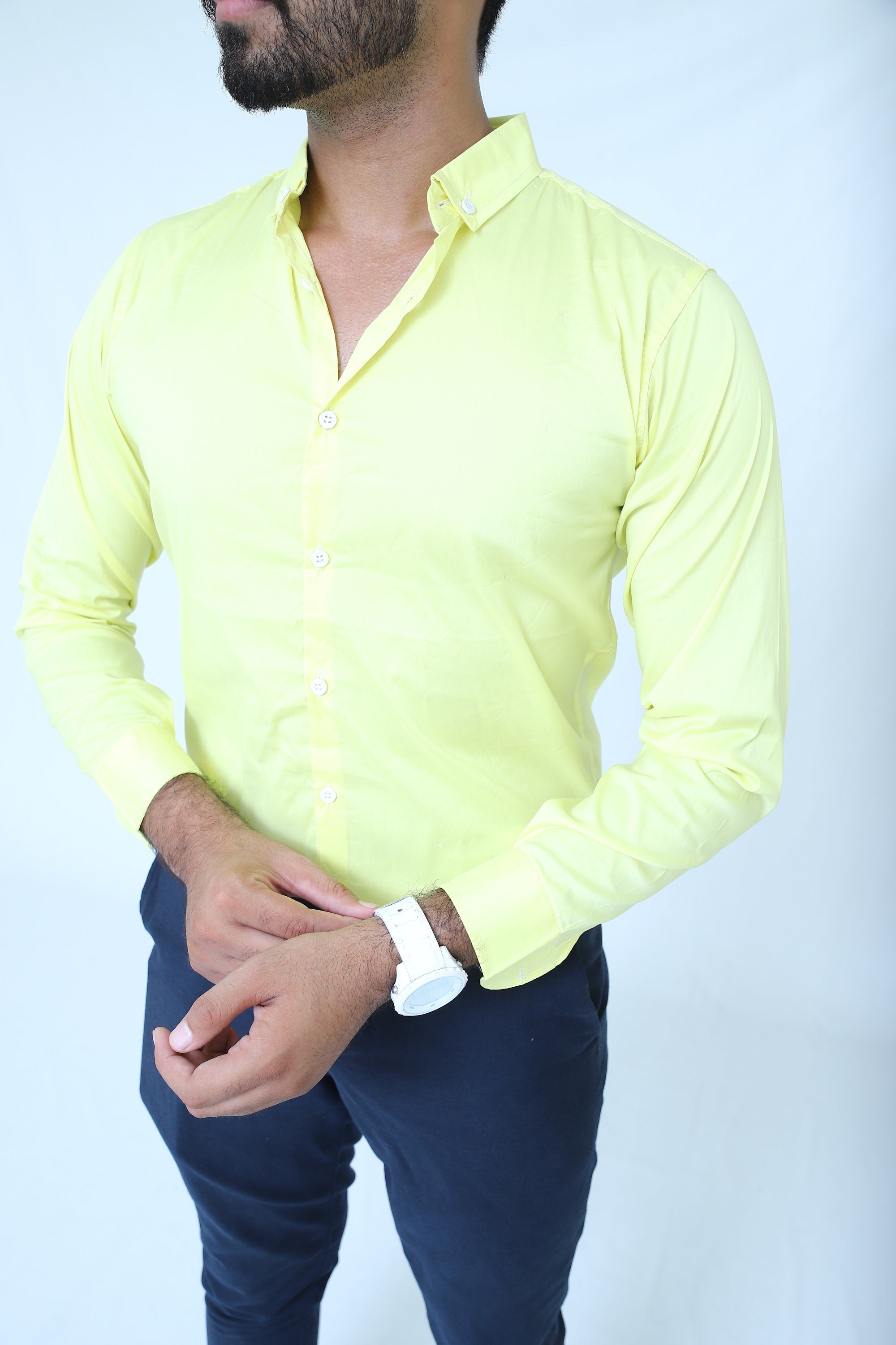PL Men premium stretchable causal shirt PL09