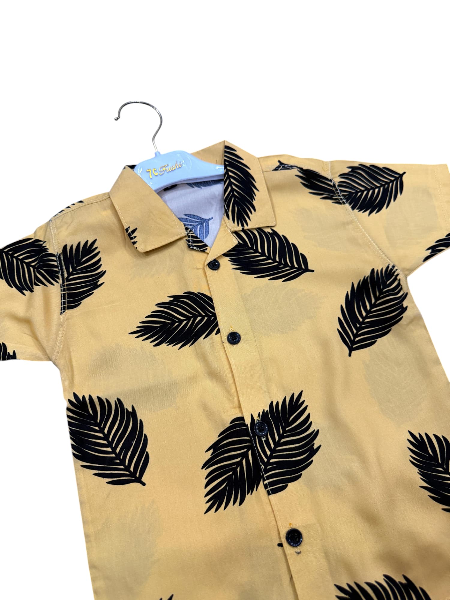 KID'S PREMIUM SUMMER STONE LILEN SKIN LEAF TRACKSUIT FOR BOY & GIRL