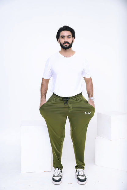 LV PREMIUM 4 WAY STRETCHABLE UNISEX GREEN JDHY TROUSER 008