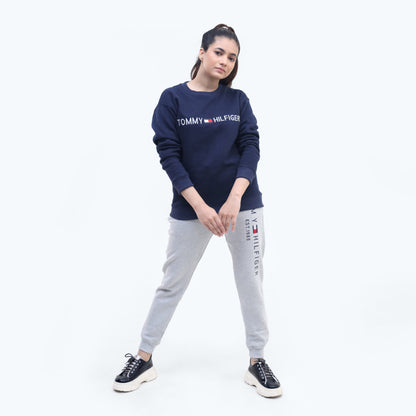 Tommy Hilfiger Cotton Fleece  Branded Tracksuit TM-01