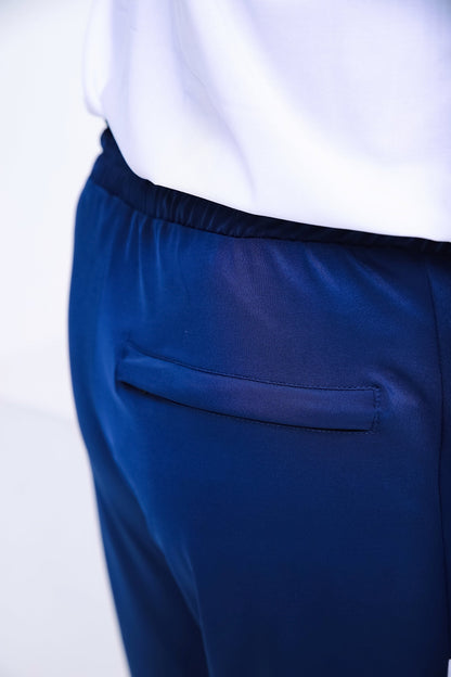 LV PREMIUM 4 WAY STRETCHABLE UNISEX BLUE JDHY TROUSER 010