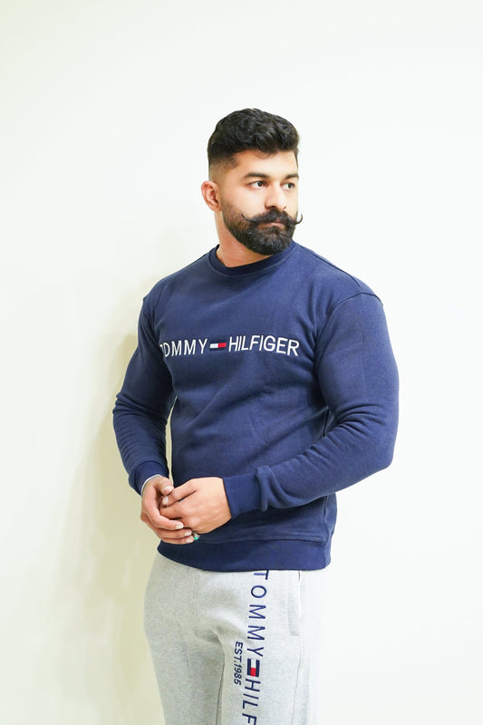 Tommy Hilfiger Cotton Fleece  Branded Tracksuit TM-01