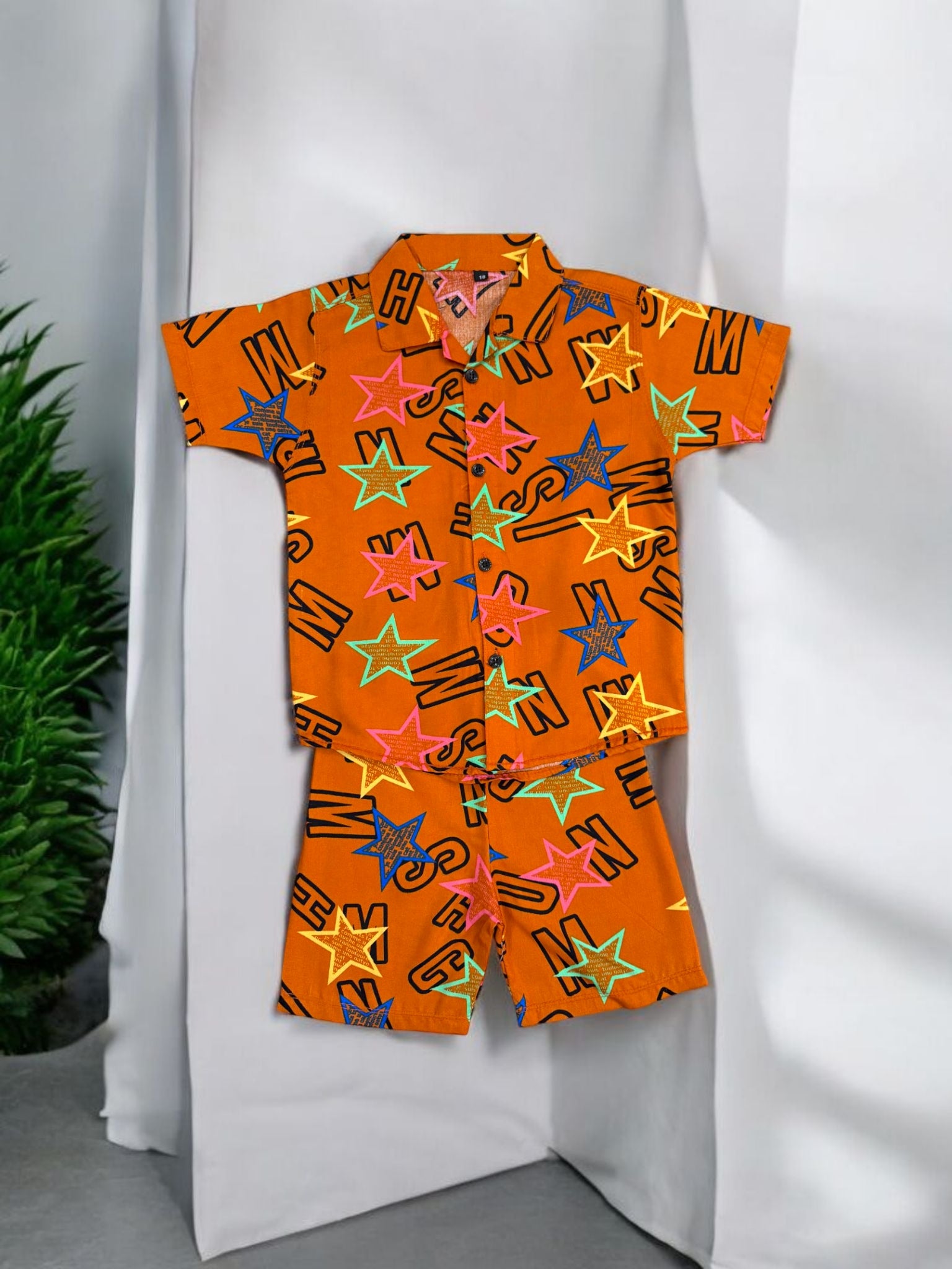 KID'S PREMIUM SUMMER STONE LILEN TRACKSUIT FOR BOY & GIRL KPT08