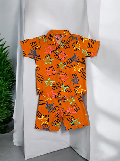 KID'S PREMIUM SUMMER STONE LILEN TRACKSUIT FOR BOY & GIRL KPT08