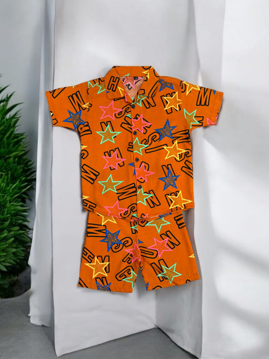 KID'S PREMIUM SUMMER STONE LILEN TRACKSUIT FOR BOY & GIRL KPT08