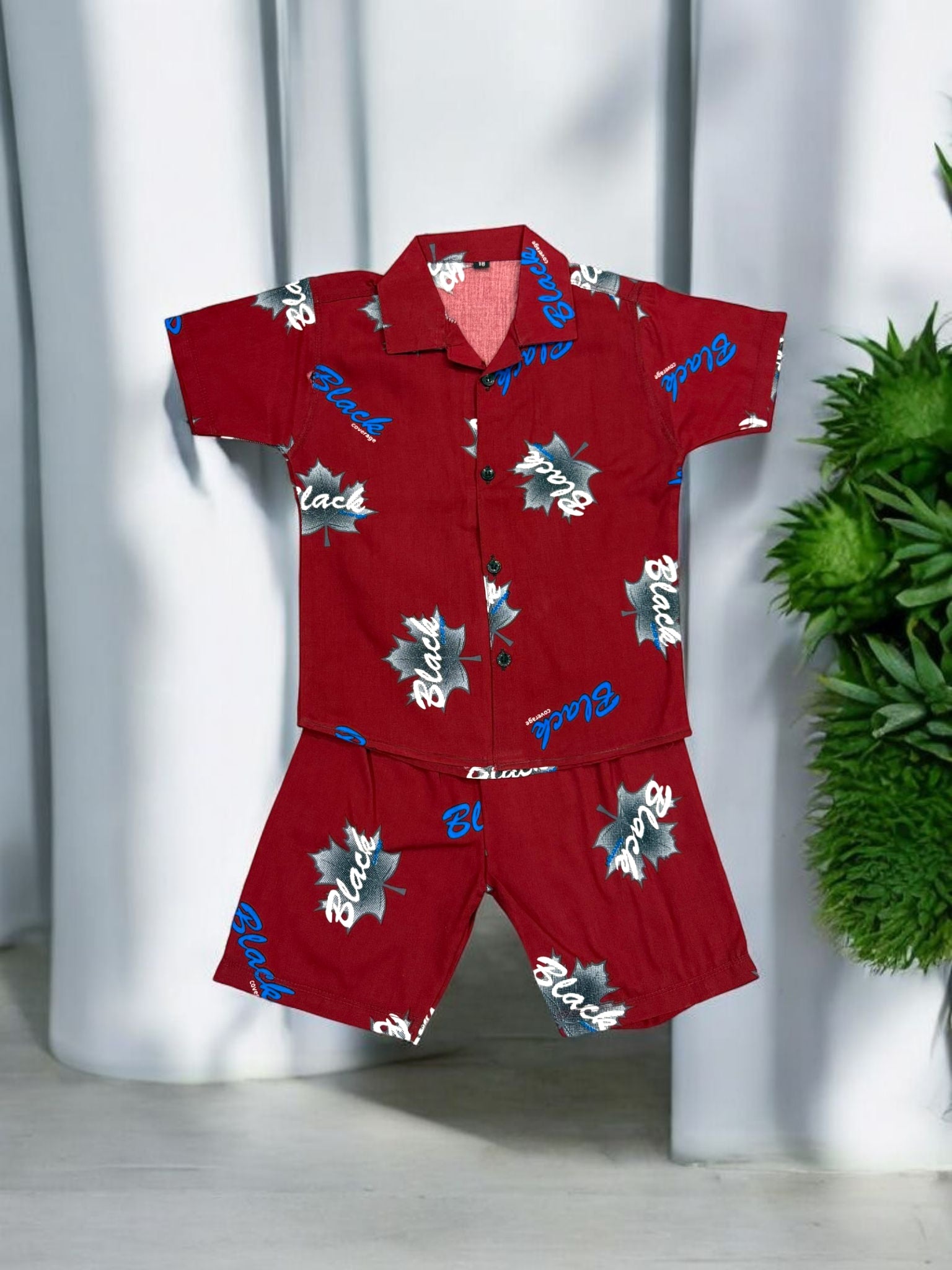 KID'S PREMIUM SUMMER STONE LILEN TRACKSUIT FOR BOY & GIRL KPT09