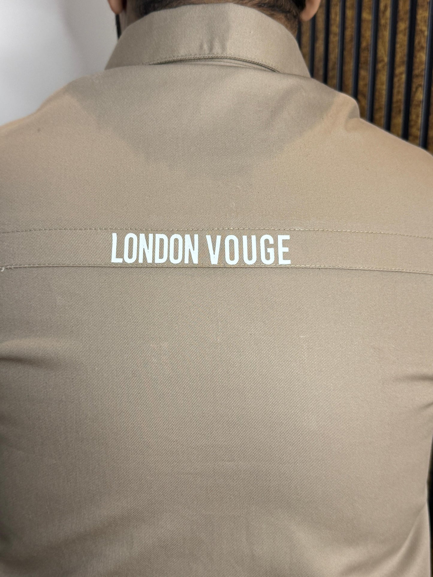 LV Men's  Premium Full Sleeves Cotton Jeans Skin Jacket LV#FCJ03