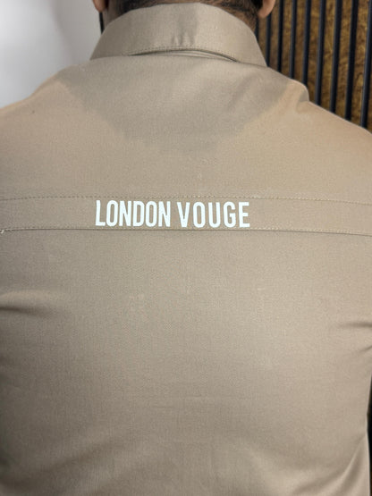LV Men's  Premium Full Sleeves Cotton Jeans Skin Jacket LV#FCJ03
