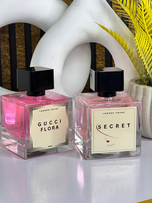 LV PACK OF 2 GUCCI FLORA & SECRET FOR WOMEN LVFL#009