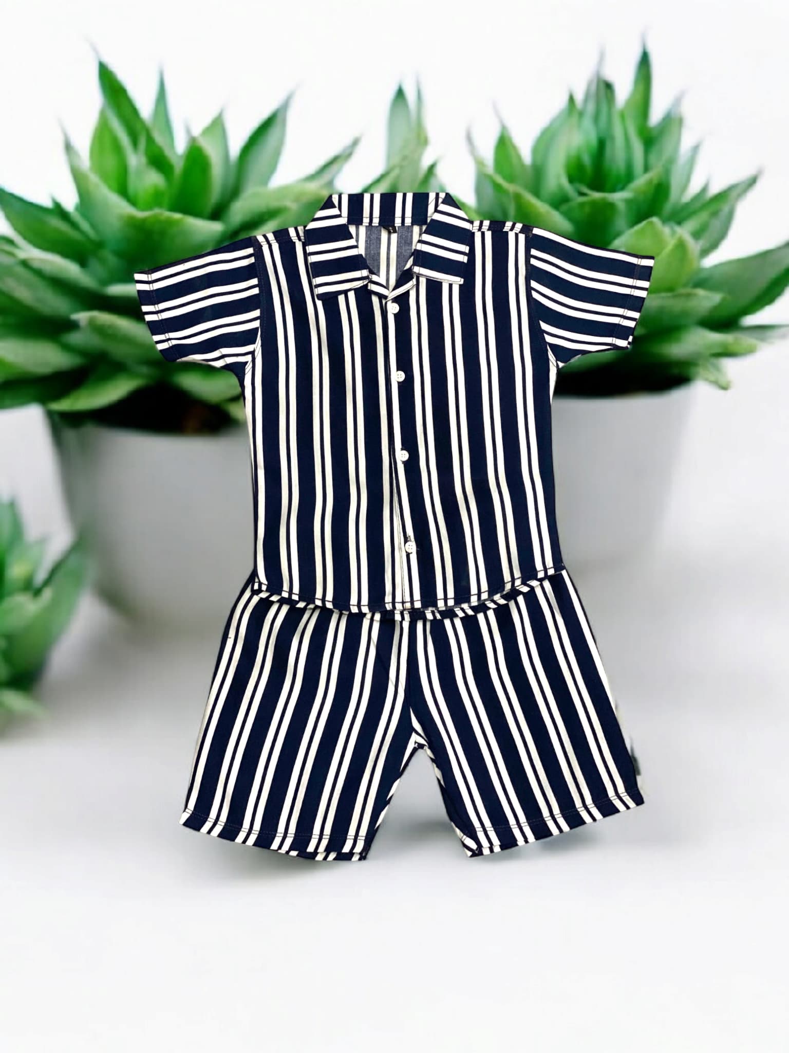 KID'S PREMIUM SUMMER STONE LILEN NAVY LINING TRACKSUIT FOR BOY & GIRL