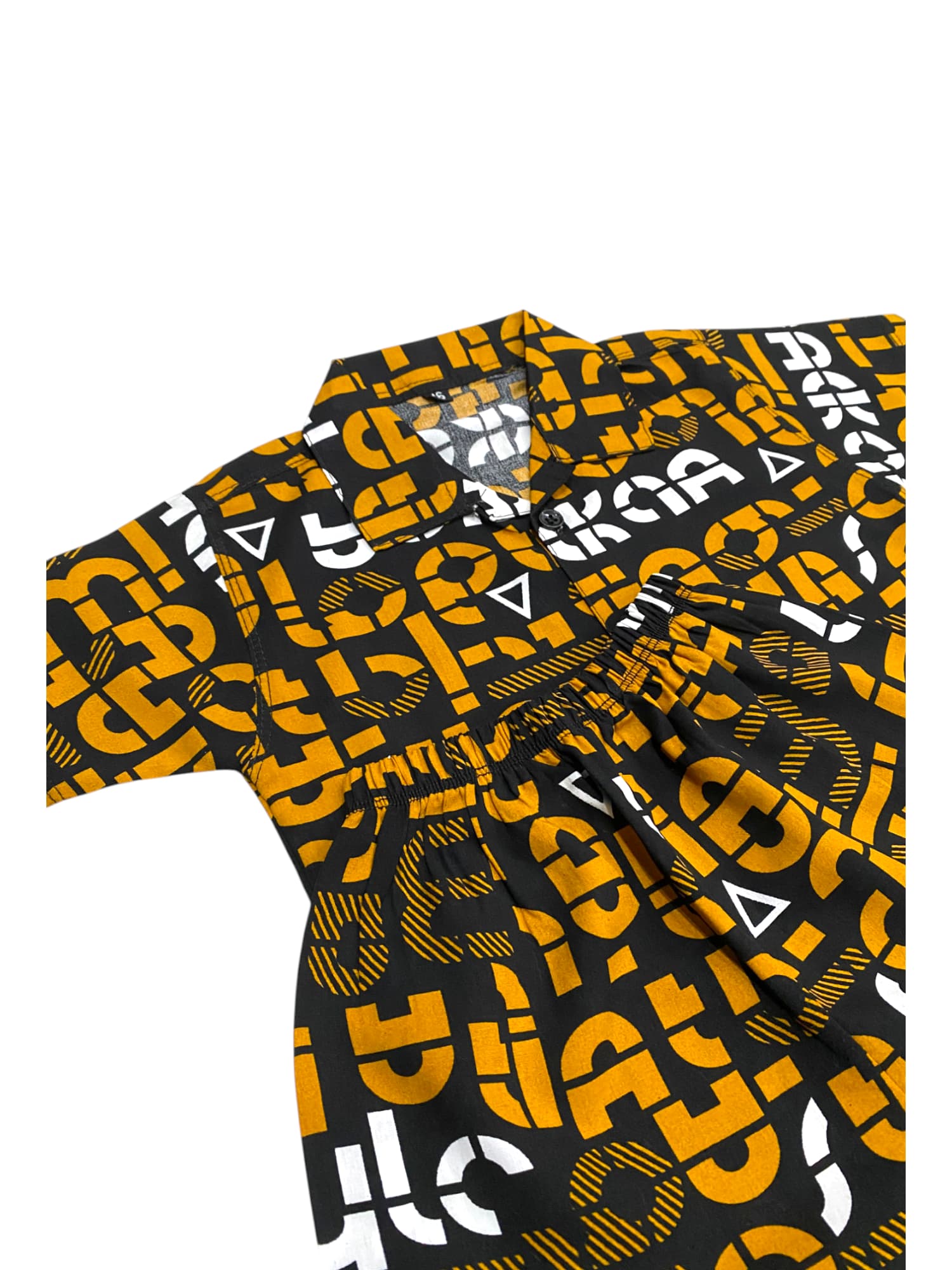 KID'S PREMIUM SUMMER STONE LILEN BROWN ALPHABET TRACKSUIT FOR BOY & GIRL