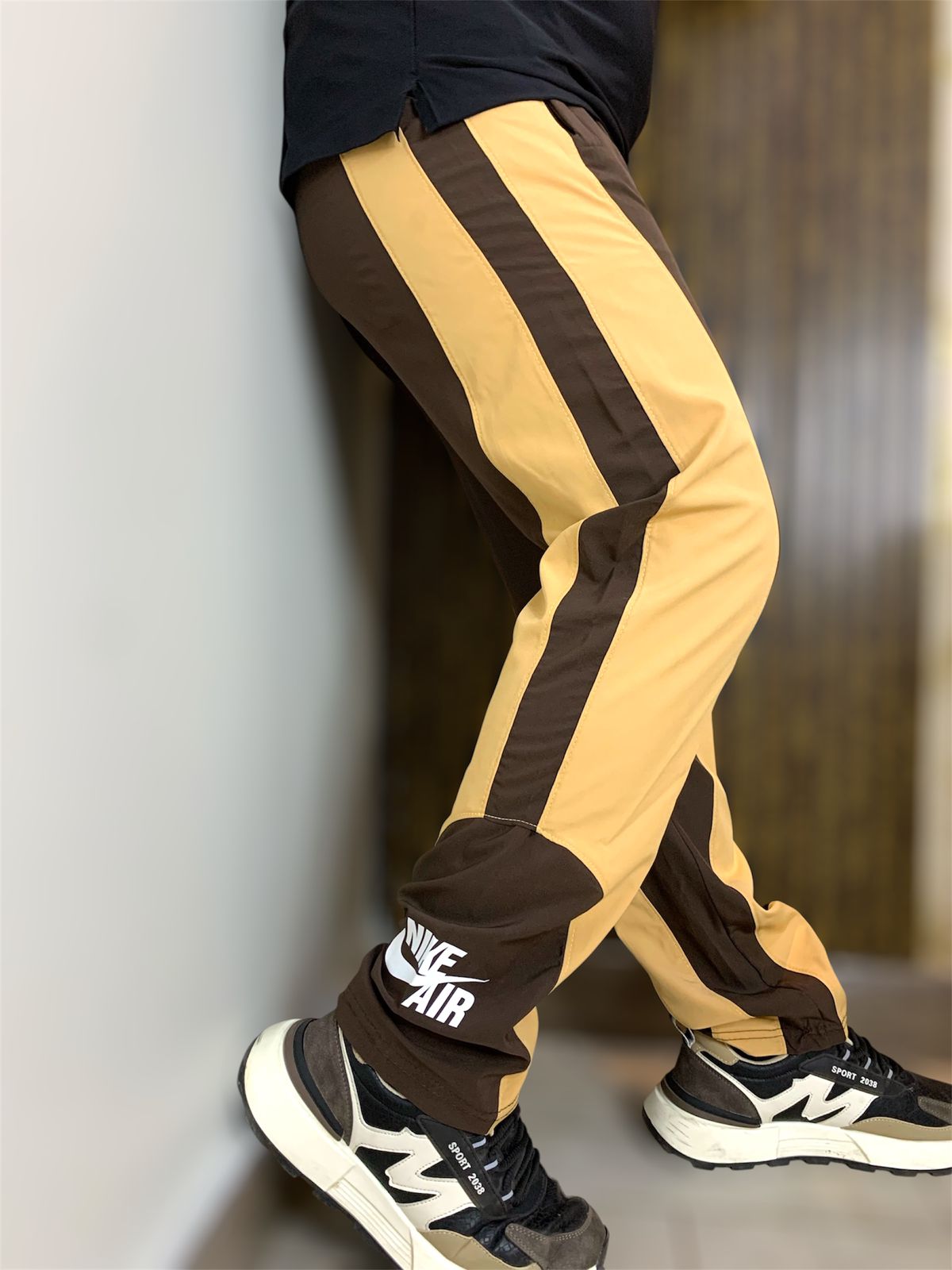 Imported Brown & Skin  Nike  Micro Relaxed Fit Baggy Trouser