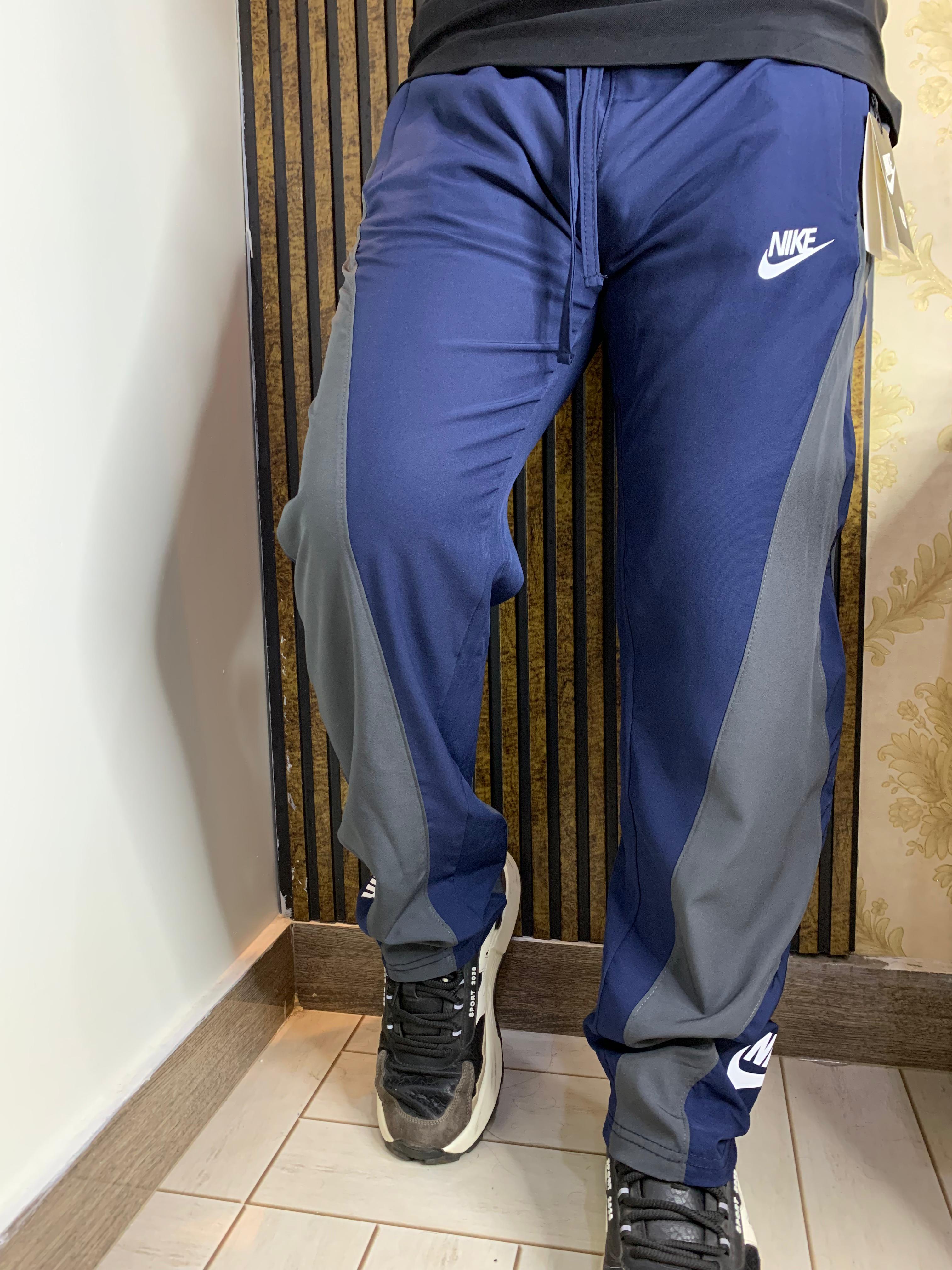 Imported Blue & Gray Nike  Micro Relaxed Fit Baggy Trouser